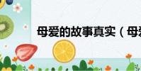 母愛的故事真實(母愛的故事)