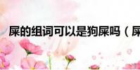 屎的組詞可以是狗屎嗎(屎的組詞是什么)