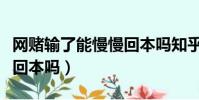 網賭輸了能慢慢回本嗎知乎(網賭輸了能慢慢回本嗎)