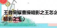 王者榮耀曹操暗影之王怎么玩(王者榮耀曹操暗影之王)
