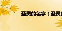 圣靈的名字(圣靈的果子)