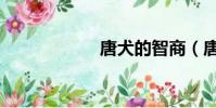 唐犬的智商(唐犬)