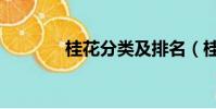 桂花分類及排名(桂花分類)