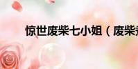 驚世廢柴七小姐(廢柴煮席從糧記)