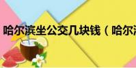 哈爾濱坐公交幾塊錢(哈爾濱一分錢坐公交)