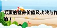 毛蛋的營養價值及功效與作用(毛蛋的營養價值)