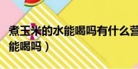 煮玉米的水能喝嗎有什么營養嗎(煮玉米的水能喝嗎)