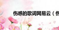 傷感的歌詞網易云(傷感的歌詞)