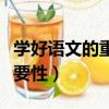 學好語文的重要性興趣很重要（學好語文的重要性）