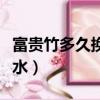 富貴竹多久換一次水合適（富貴竹多久換一次水）