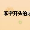 家字開頭的成語有哪些（家字開頭的成語）