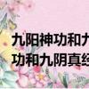 九陽神功和九陰真經一起修煉的小說（九陽神功和九陰真經）