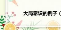 大局意識的例子(大局)