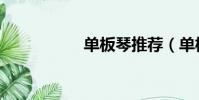 單板琴推薦(單板琴)