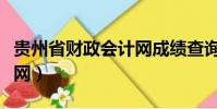 貴州省財政會計網成績查詢(貴州省財政會計網)