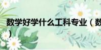 數學好學什么工科專業(數學好學什么專業好)
