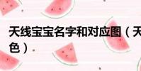 天線寶寶名字和對應圖(天線寶寶名字對應顏色)