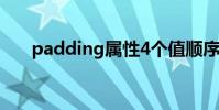 padding屬性4個值順序(padding)