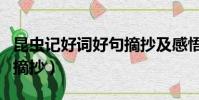 昆蟲記好詞好句摘抄及感悟(昆蟲記好詞好句摘抄)