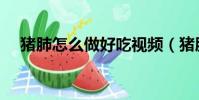 豬肺怎么做好吃視頻(豬肺怎么做好吃)
