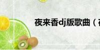 夜來香dj版歌曲(夜來看)