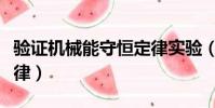 驗證機械能守恒定律實驗(驗證機械能守恒定律)