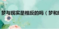 夢與現實是相反的嗎(夢和現實有什么聯系)
