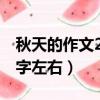 秋天的作文200字左右初中（秋天的作文200字左右）