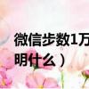 微信步數1萬步是多少公里（微信步數一千說明什么）