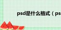 psd是什么格式(psd是什么)