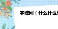 字魂網(什么什么什么字)