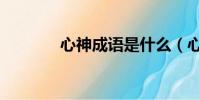 心神成語是什么(心神成語)