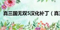 真三國無雙5漢化補丁(真三國無雙5補丁)