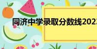 同濟中學錄取分數線2023(同濟中學)