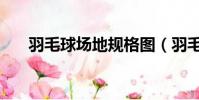 羽毛球場地規格圖(羽毛球場地規格)