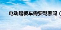 電動踏板車需要駕照嗎(電動踏板車)
