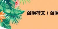 召喚符文(召喚符)