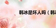 韓冰是壞人嗎(韓冰原型)