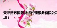 天津泛藝國際貨運代理服務有限公司深圳分公司(天津vs深圳)