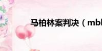 馬柏林案判決(mblaq組合)