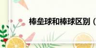 棒壘球和棒球區別(棒壘球)