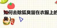 如何去除狐臭留在衣服上的味道(如何去除狐臭)