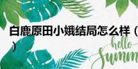白鹿原田小娥結局怎么樣(白鹿原田小娥結局)
