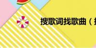 搜歌詞找歌曲(搜歌)