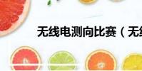 無線電測向比賽(無線電測向)