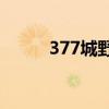 377城野醫生（城野醫生好用嗎）