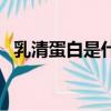 乳清蛋白是什么提取的（乳清蛋白是什么）