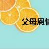 父母恩情的簡短句子（父母恩情）