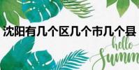 沈陽有幾個區幾個市幾個縣(沈陽有幾個區)