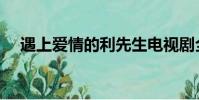 遇上愛情的利先生電視劇全集(遇上愛)